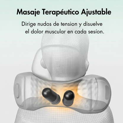 FisioZen™ Masajeador de Cuello 3 en 1 con Calor y Traccion