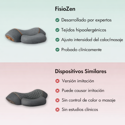 FisioZen™ Masajeador de Cuello 3 en 1 con Calor y Traccion