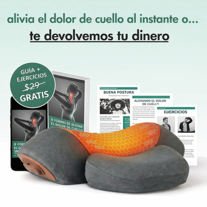 FisioZen™ Masajeador de Cuello 3 en 1 con Calor y Traccion